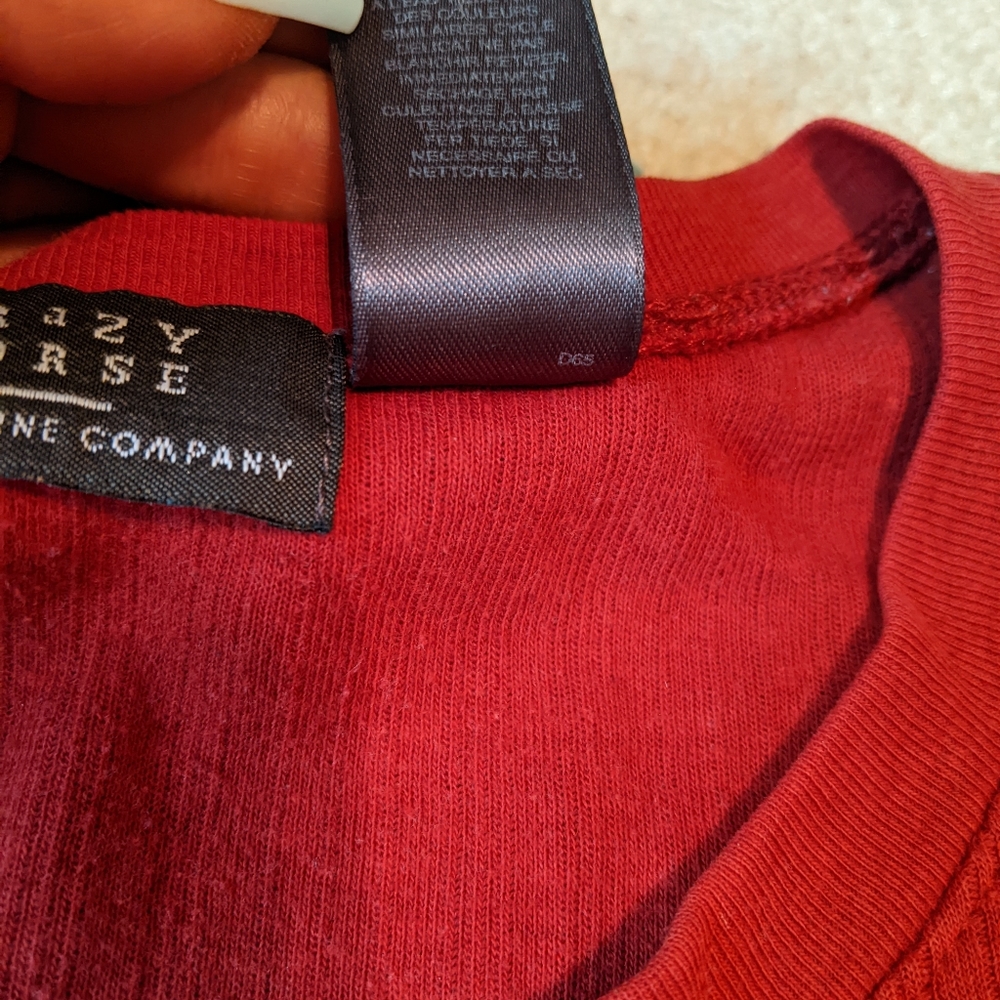Crazy horse a Claiborne company Men's red top - Picture 9 of 14